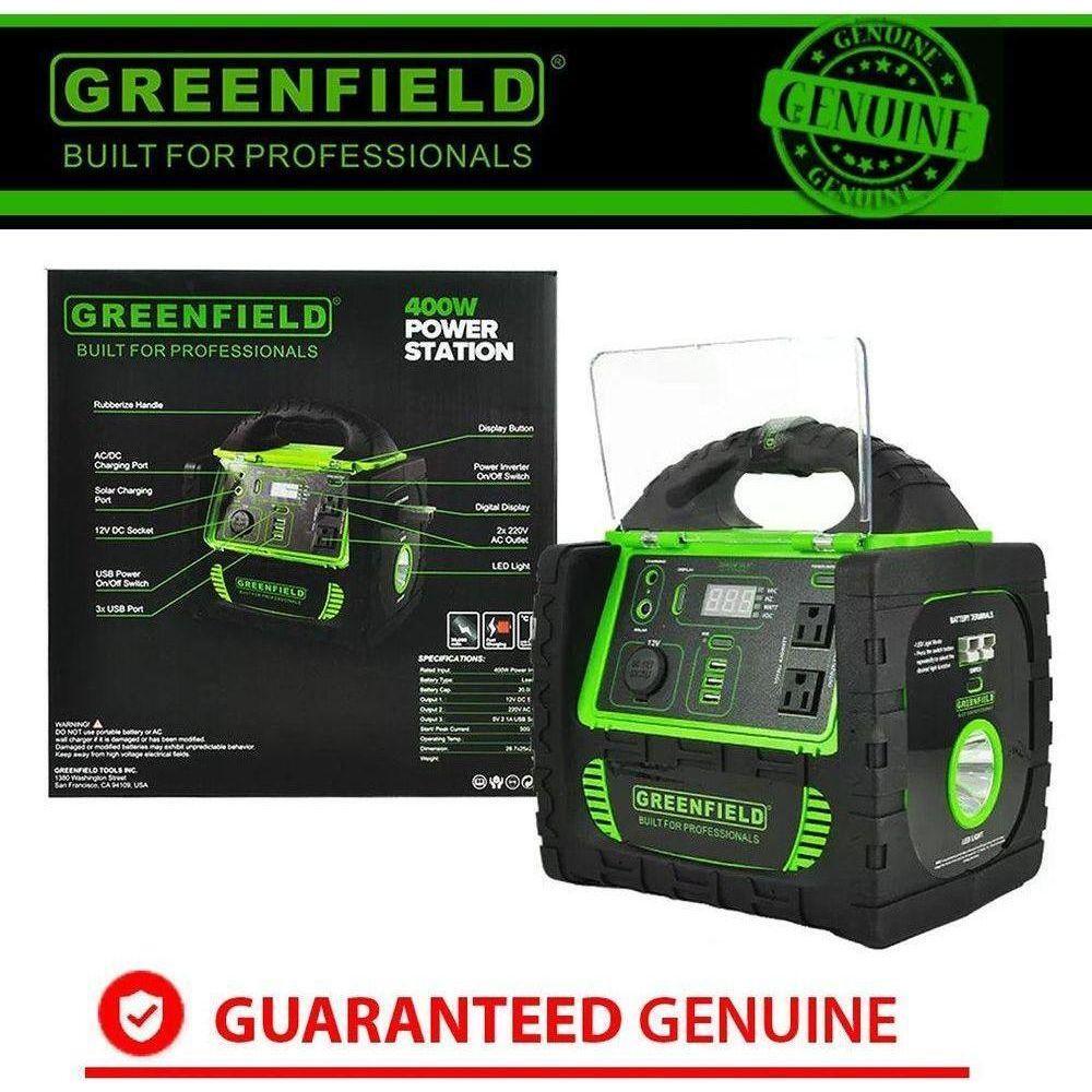 Greenfield GPS400W Power Station 400W - KHM Megatools Corp. Greenfield GPS400W Power Station 400W - KHM Megatools Corp.